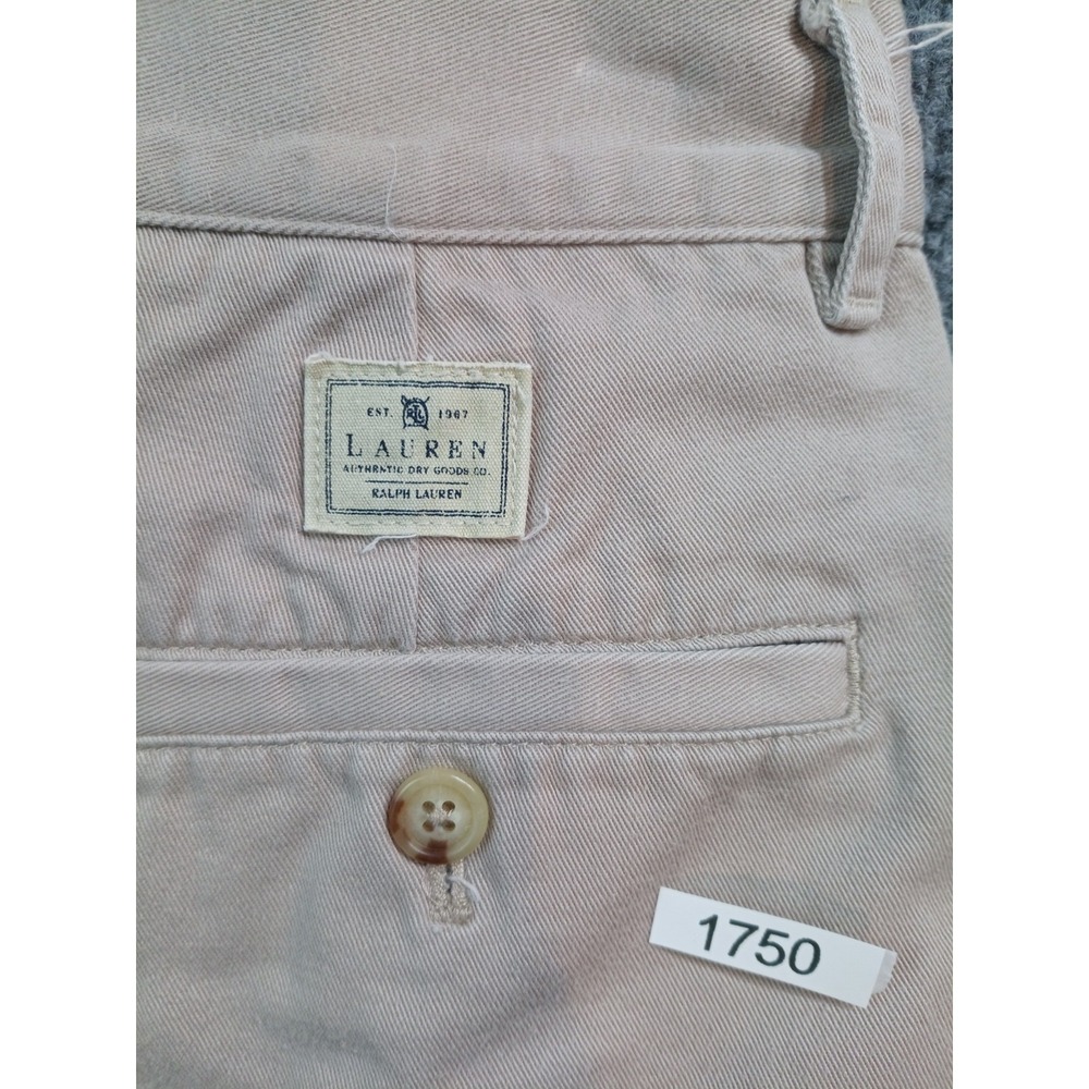 Lauren Ralph Lauren Womens Chino Shorts Size 6 Beige Khaki Flat Front - Picture 3 of 4